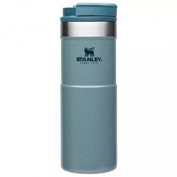 Термокухоль Stanley Classic Never Leak Hammertone Ice 0.47 л (6939236382908)