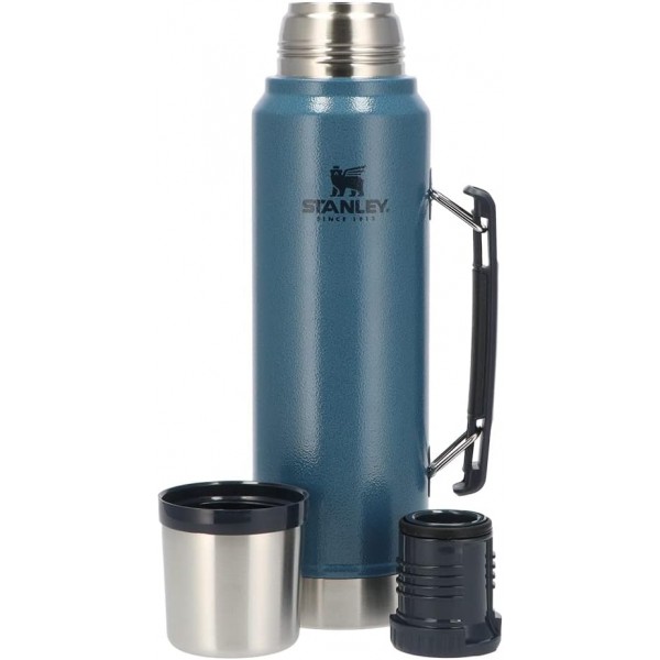 Термос Stanley Legendary Classic Hammertone Lake 1л (10-08266-058)