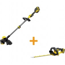 Триммер аккумуляторный бесщеточный Stanley FatMax SFMCSTB933M+SFMCHT855M1