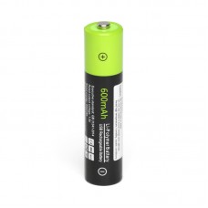 Акумуляторна батарейка ZNTER АAА 1,5V 600 mAh заряд від micro USB